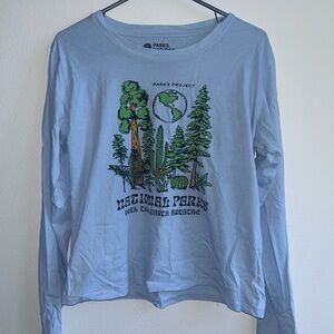 Parks Project Blue Feel the Earth Breathe Longsleeve